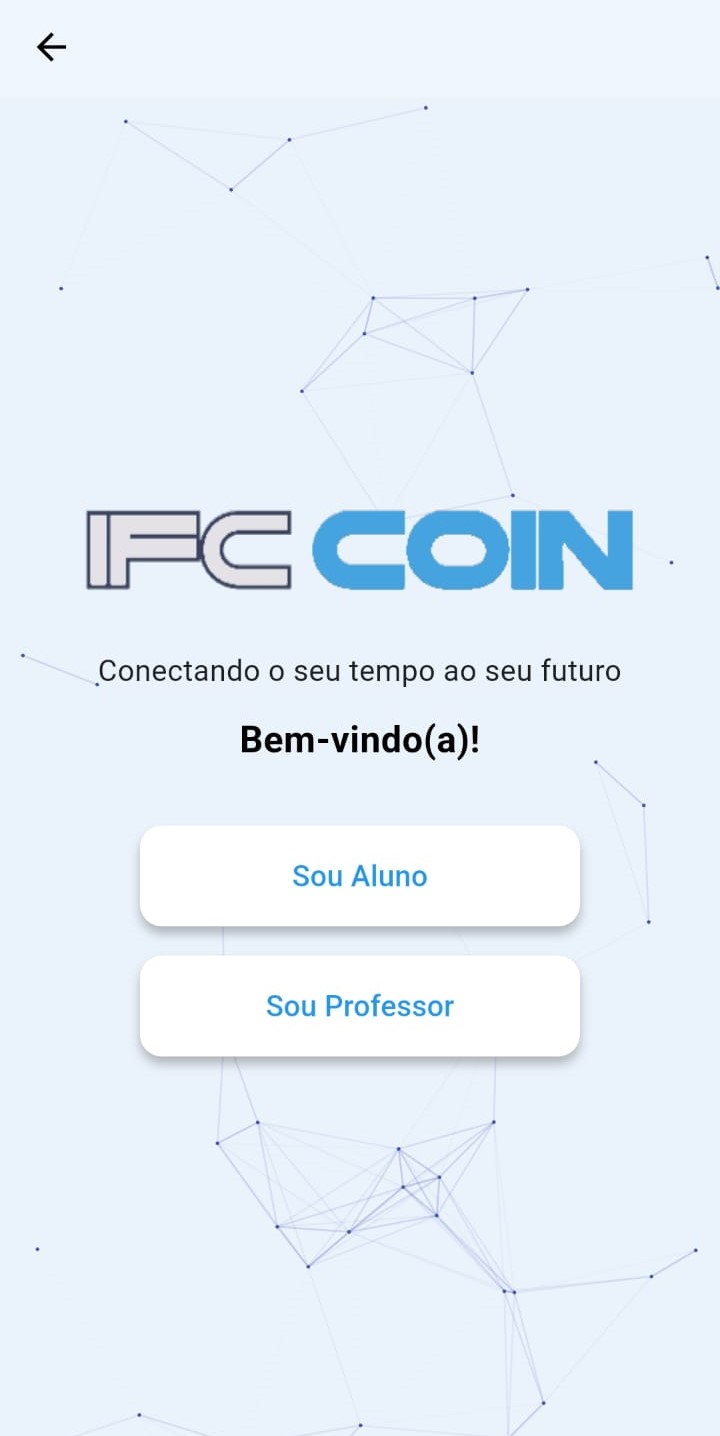 Tela 1 do aplicativo IFC Coin